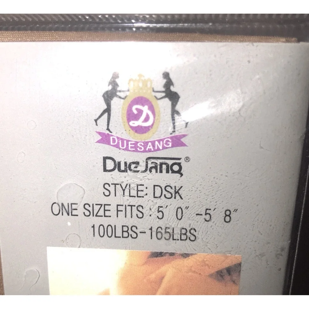 Due Sang Knee High Support‎ Stockings Beige Korea One Size NEW